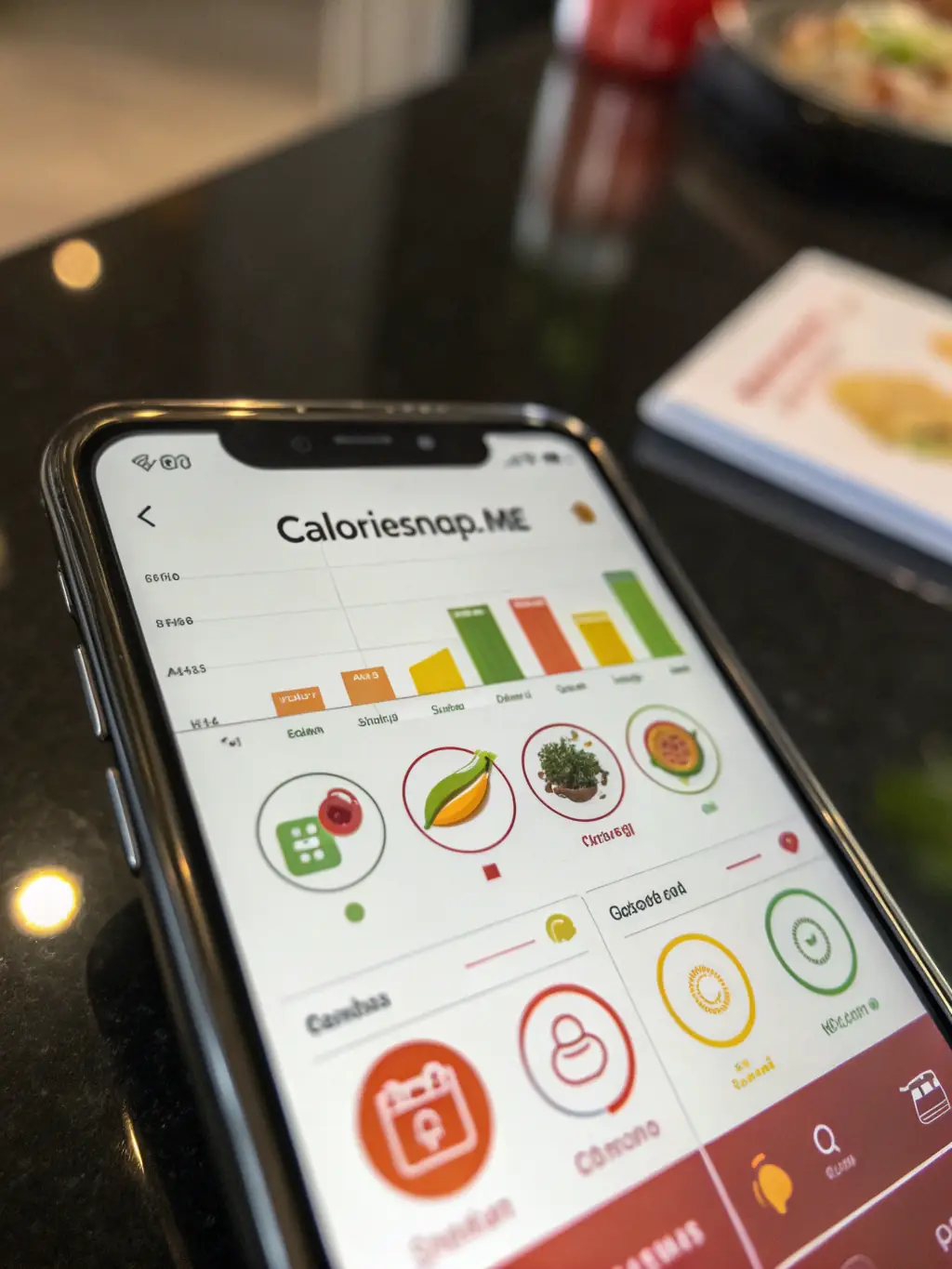 A screenshot of the D.SRUPT Digital Portal showcasing its nutrition tracking features, with detailed breakdowns of macronutrient intake and dietary recommendations tailored to the user's specific goals.